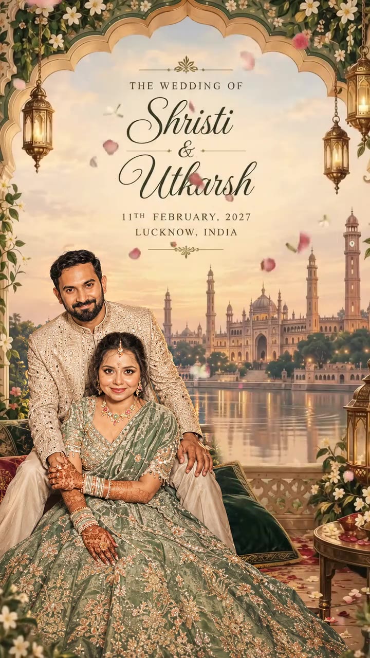 The wedding of Shristi and Utkarsh, 11 February 2027, Lucknow.